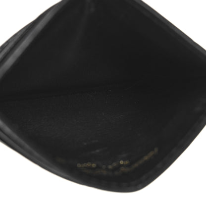 Alexander McQueen Patent Crocodile Embossed Skull Card Holder Black 5 of 6