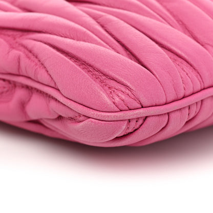 Miu Miu Nappa Matelasse Crossbody Peonia 7 of 11