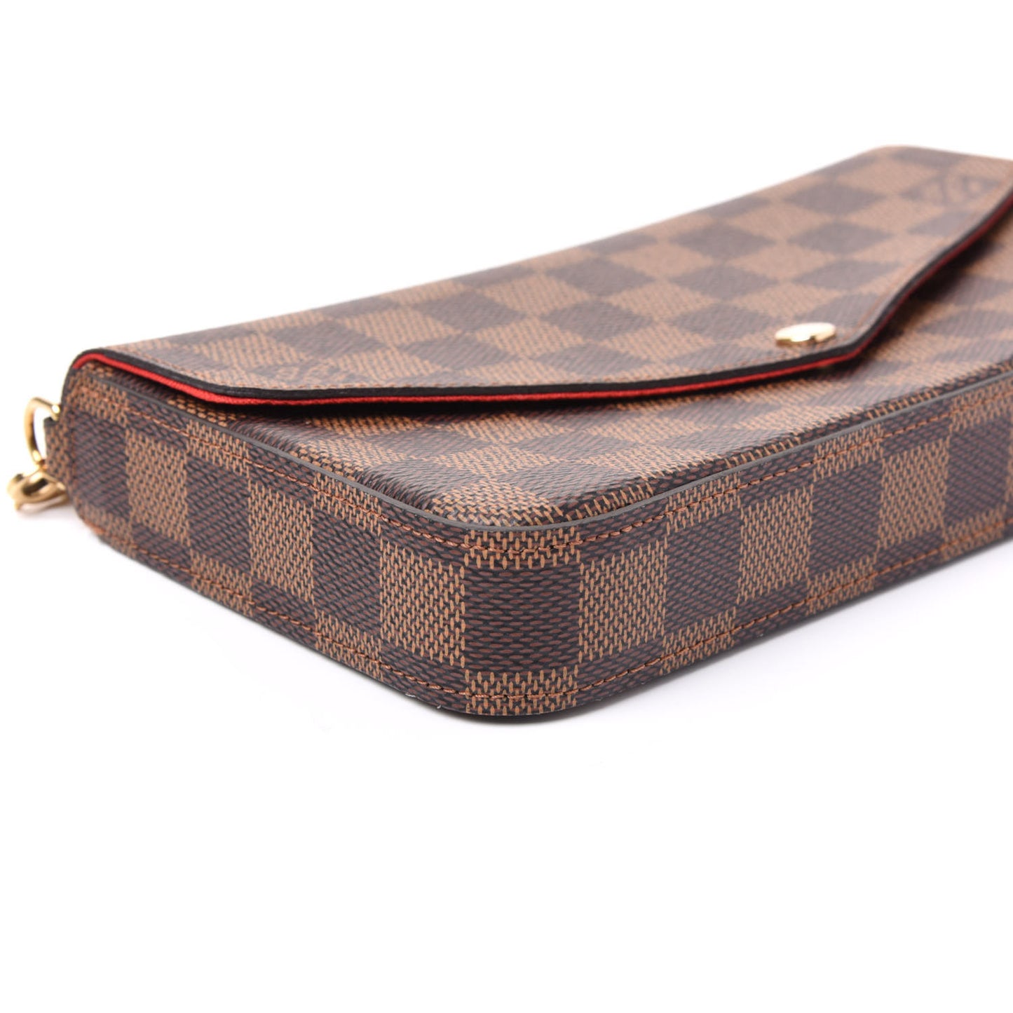 Damier Ebene Pochette Felicie Chain Wallet