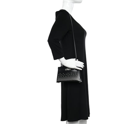 Hermes Box Studded Clouté Mini Kelly Sellier 20 Black 2 of 10