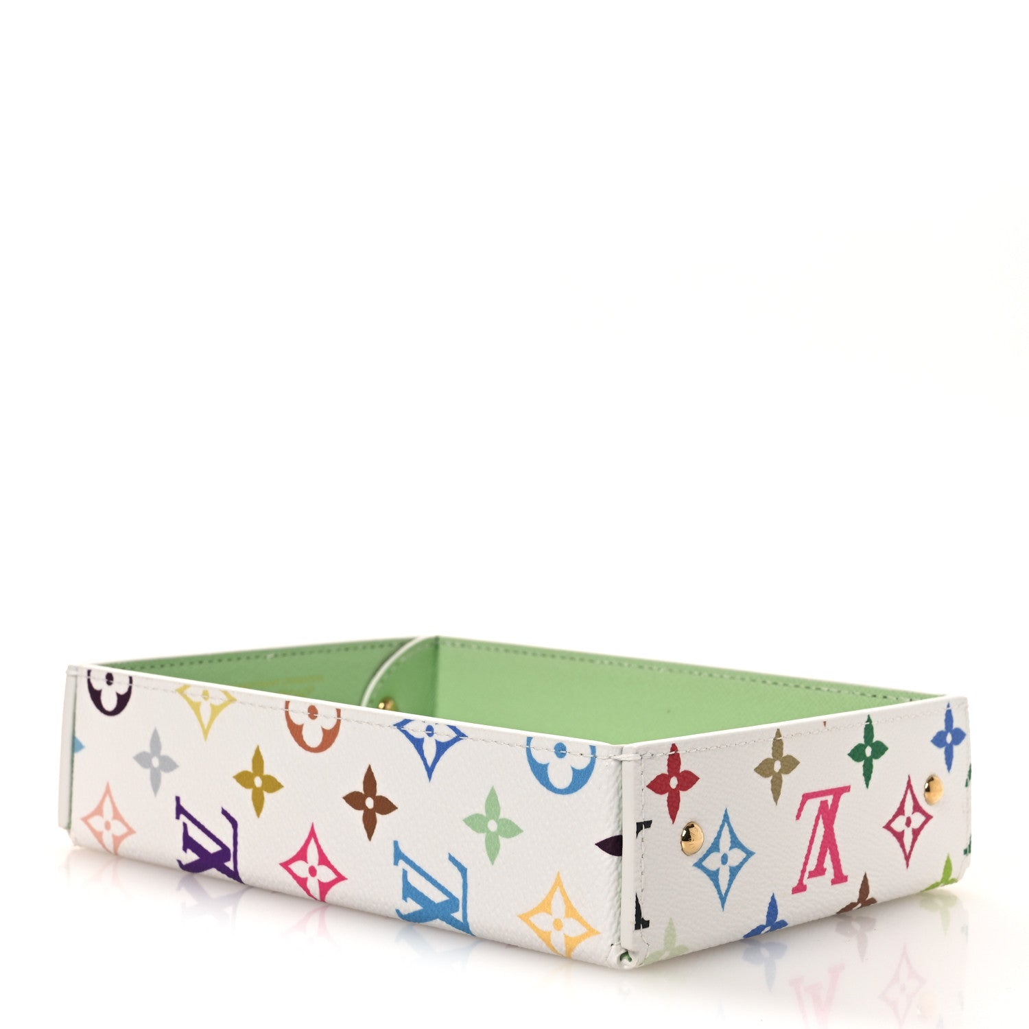 Louis Vuitton LV x TM Monogram George Desk Tray PM White Multicolor 3 of 10