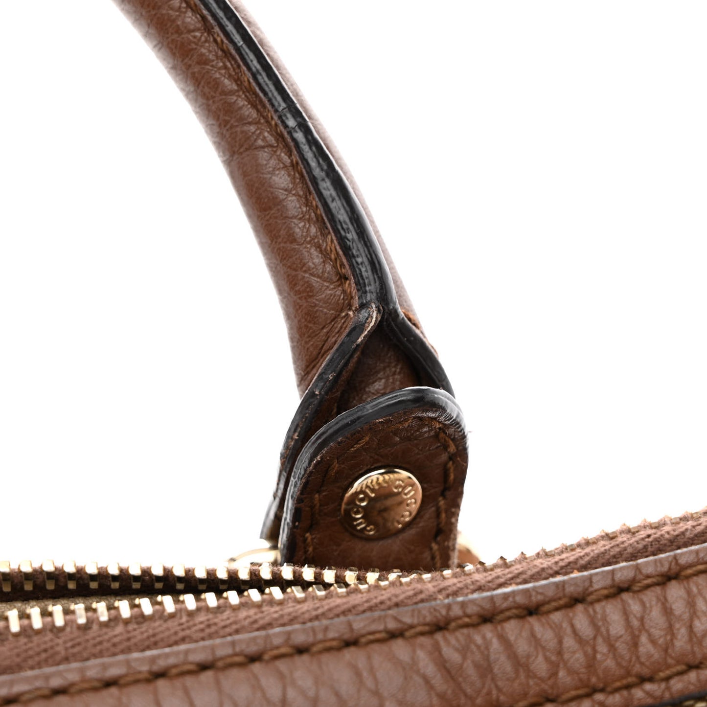 Monogram Web Medium Boston Dark Brown