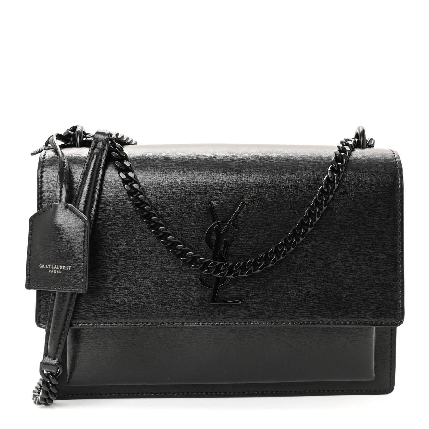 Calfskin Medium Monogram Monochrome Sunset Black