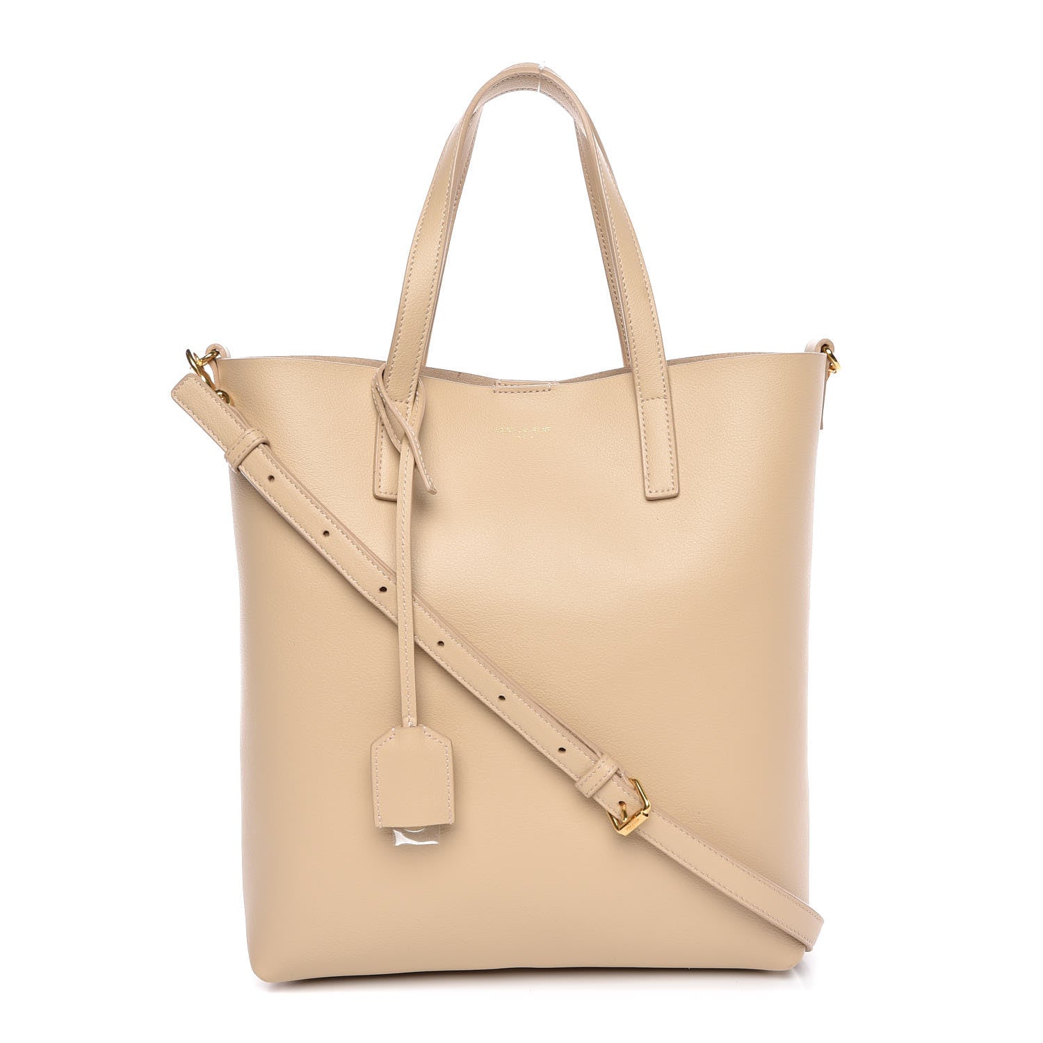 Saint Laurent Calfskin Toy Shopping Tote Nude Powder 1 of 10