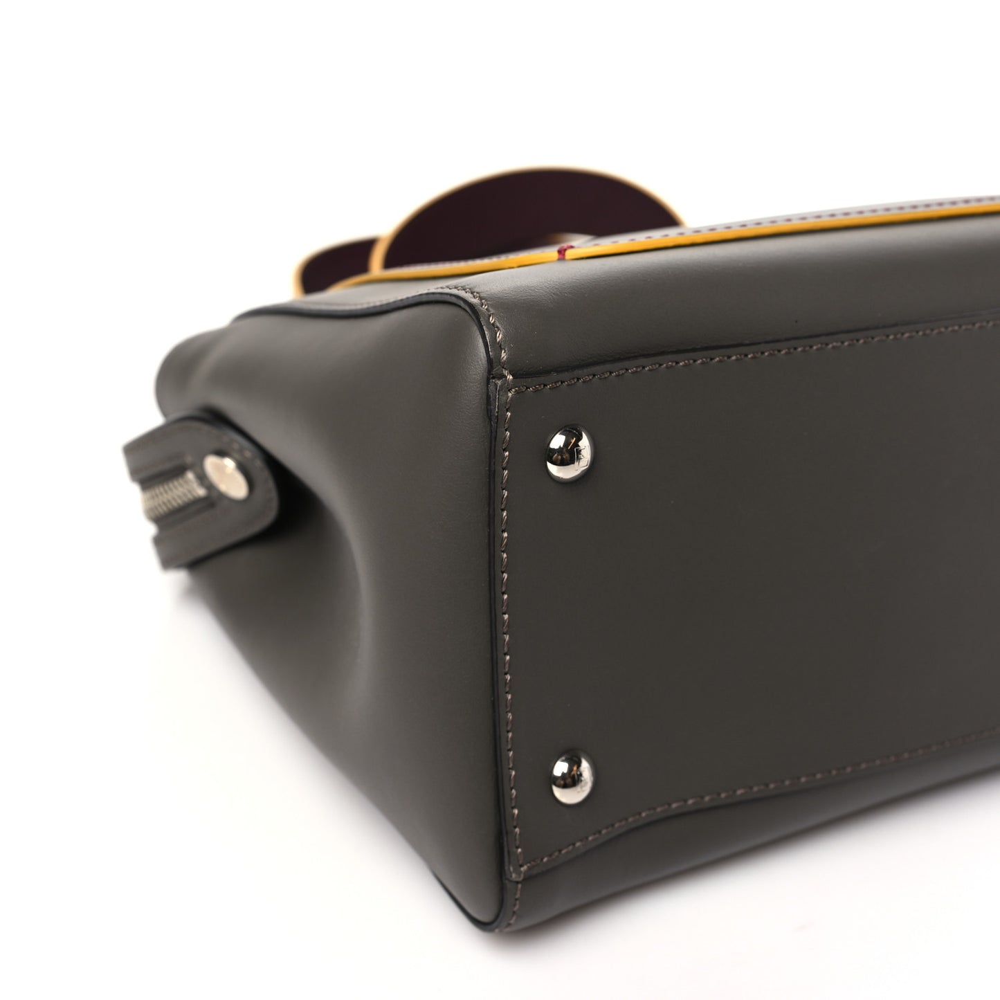 Vitello Baltico Dolce Elaphe DotCom Satchel Carbone Ramar Multicolor