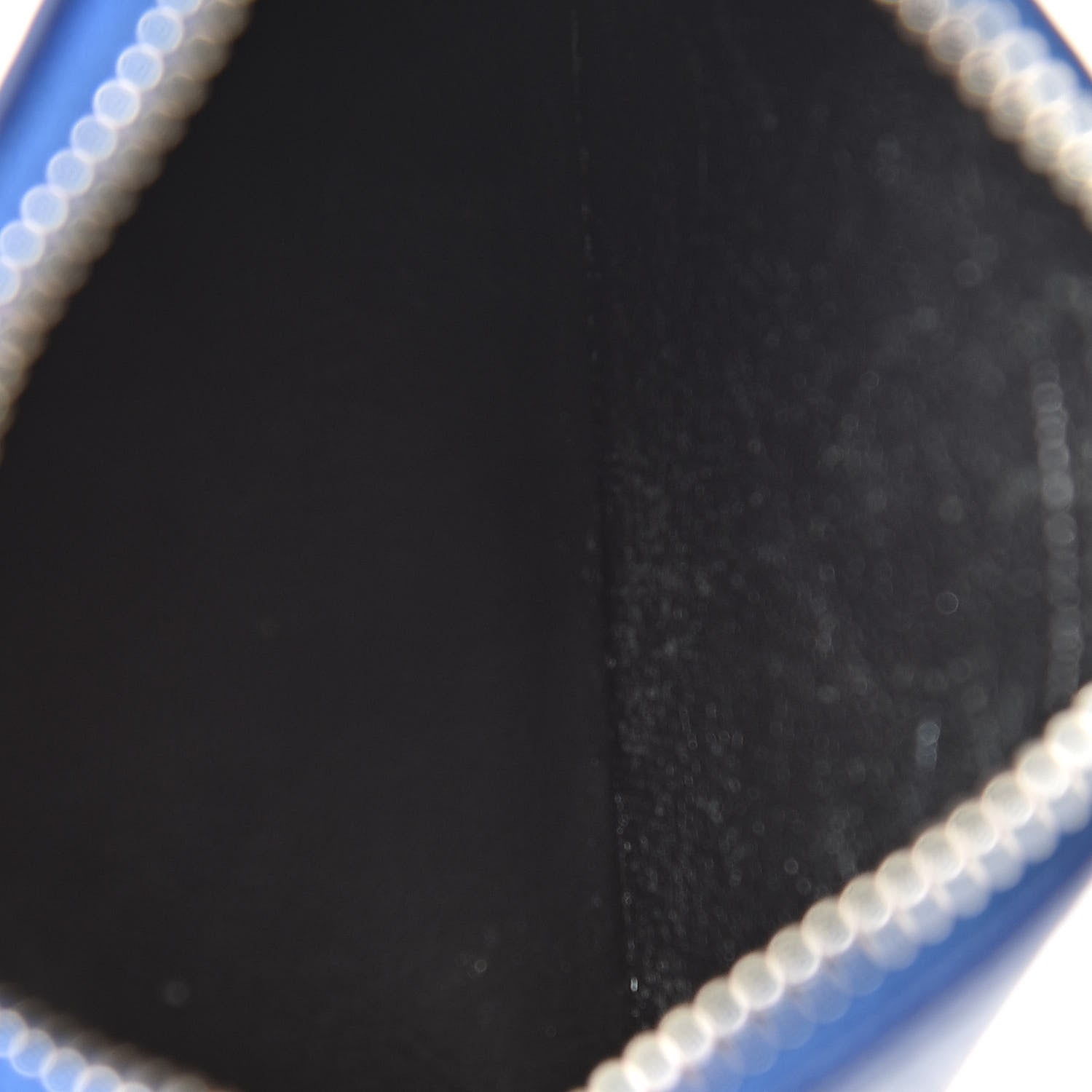 Saint Laurent Grained Calfskin 5 Fragments Zip Pouch Card Holder Blue 7 of 9