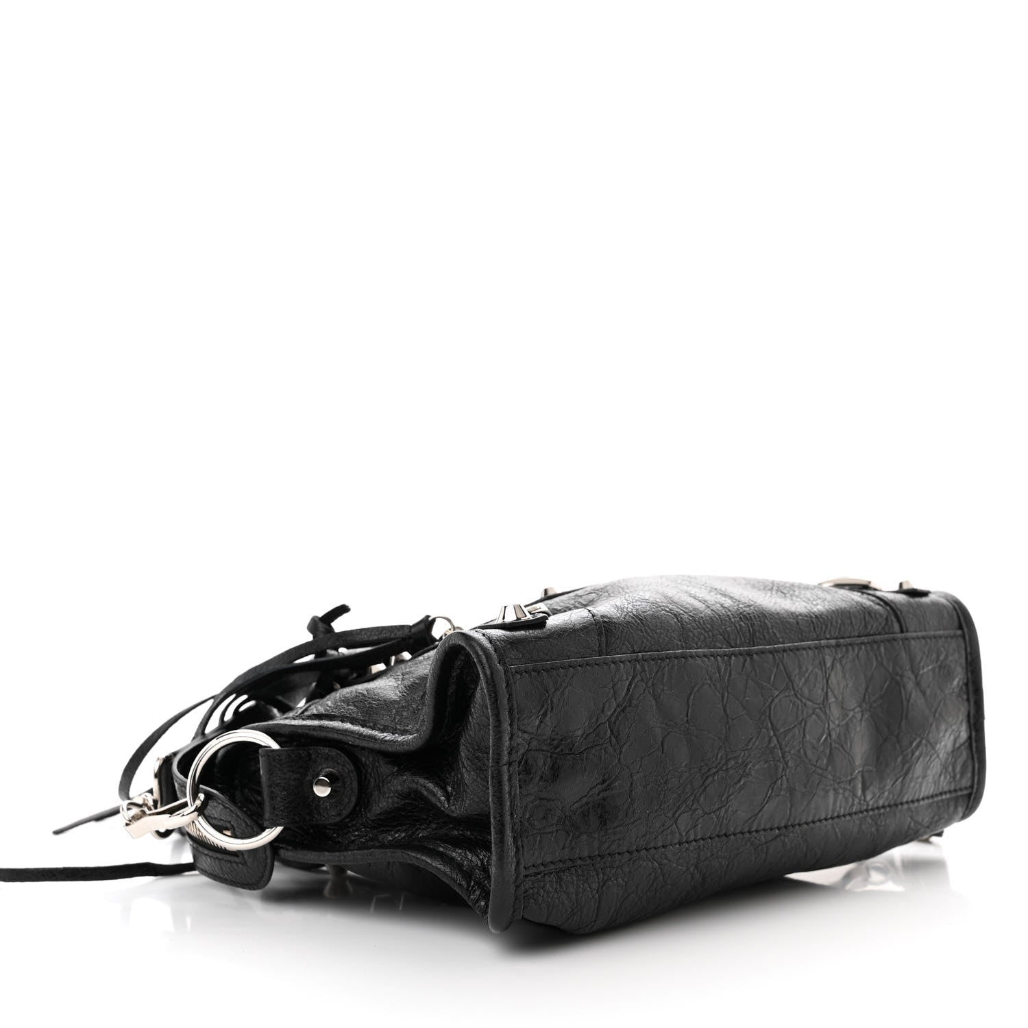 Balenciaga Agneau Classic Silver Hardware Mini City Black 4 of 9