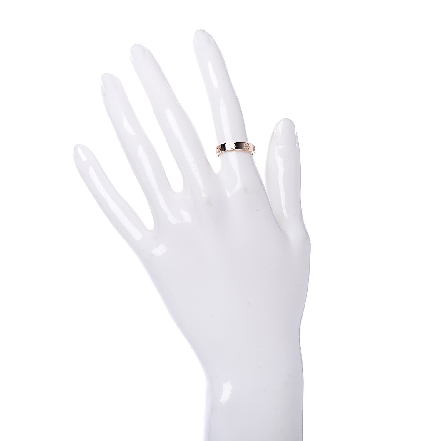 Cartier 18K Pink Gold 3.5mm LOVE Wedding Band Ring 49 4.75 2 of 6