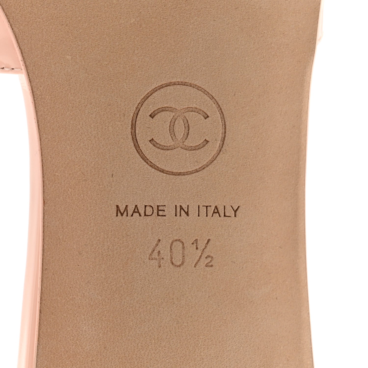 Chanel Patent Lambskin Pearl Mules 40.5 Light Pink 7 of 10