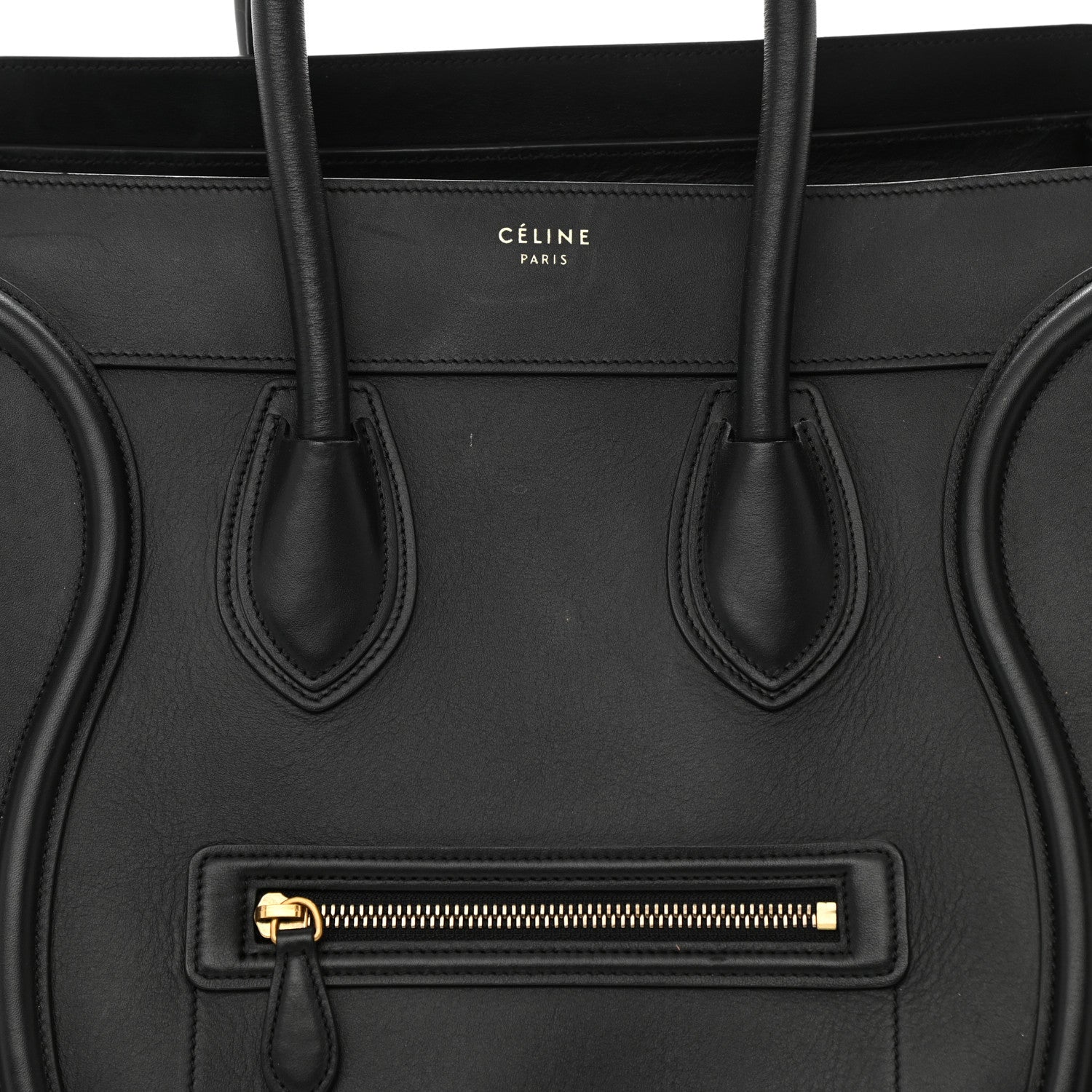 Celine Smooth Calfskin Mini Luggage Black 8 of 17