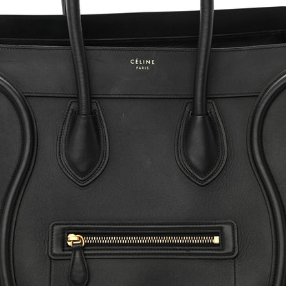 Celine Smooth Calfskin Mini Luggage Black 8 of 17