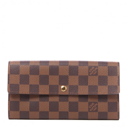 Louis Vuitton Damier Ebene Sarah Wallet 1 of 9