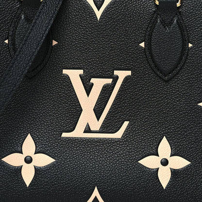 Louis Vuitton Empreinte Monogram Giant Onthego PM Black Beige 7 of 9