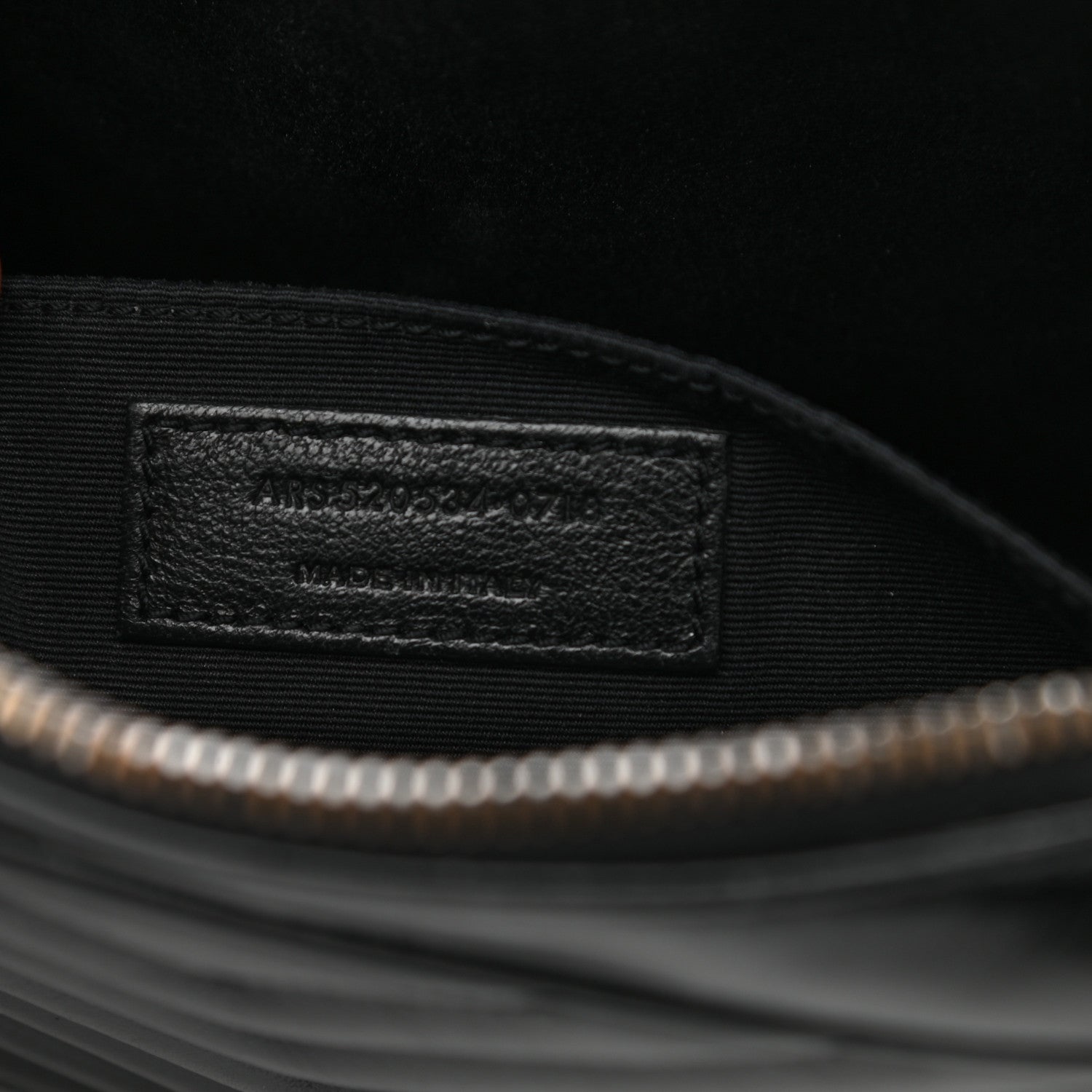 Saint Laurent Calfskin Matelasse Monogram Lou Camera Bag Black 7 of 10
