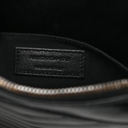 Saint Laurent Calfskin Matelasse Monogram Lou Camera Bag Black 7 of 10