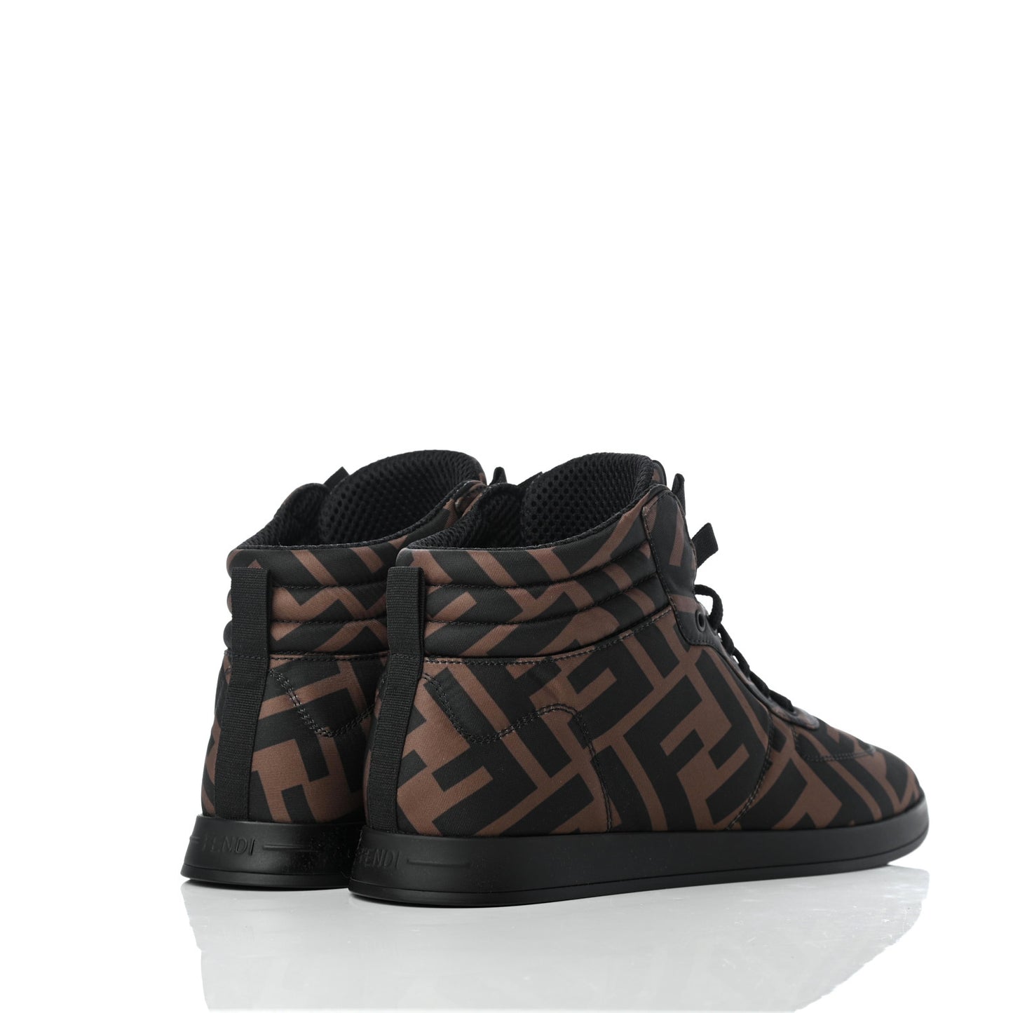 Nylon FF Reloaded High Top Sneakers 36 Tobacco Black