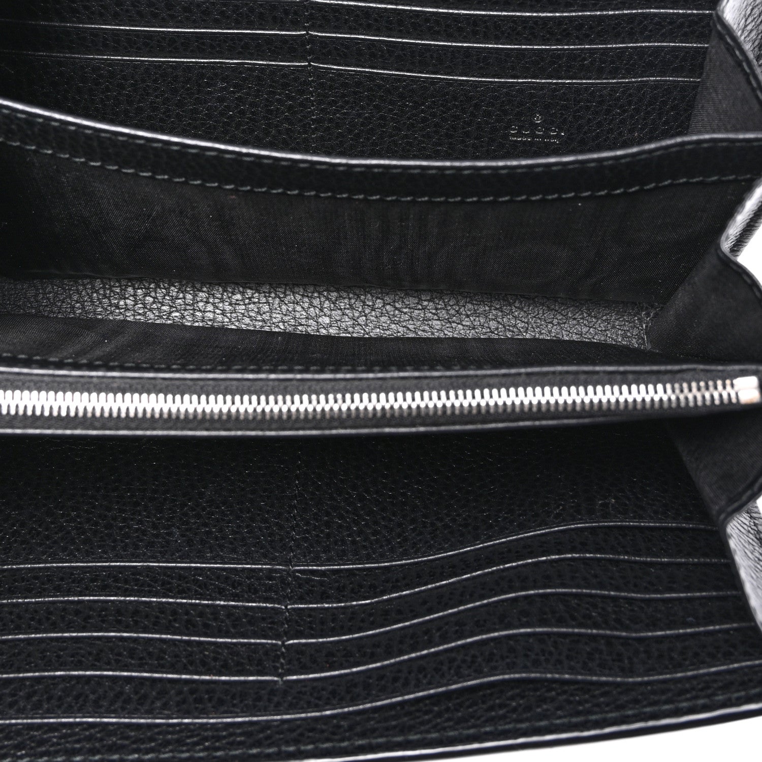 Gucci Calfskin Mini Dionysus Chain Wallet Black 5 of 12