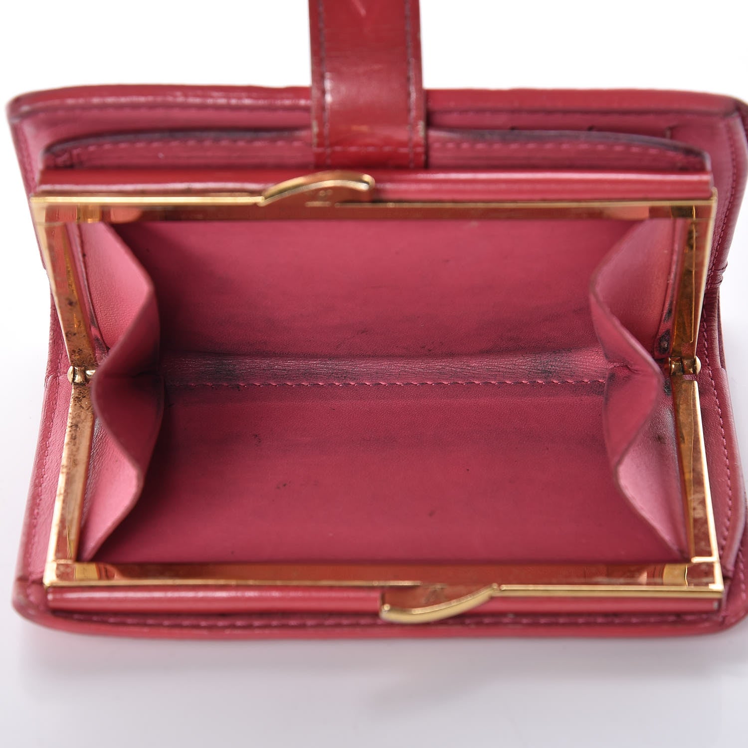 Louis Vuitton Vernis French Purse Wallet Framboise 6 of 17