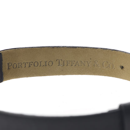 Tiffany Stainless Steel Calfskin 24mm Portfolio Quartz Watch 7 of 8