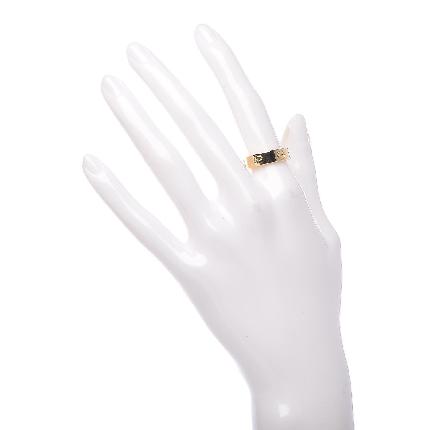 Cartier 18K Yellow Gold 5.5mm LOVE Ring 53 6.25 2 of 6