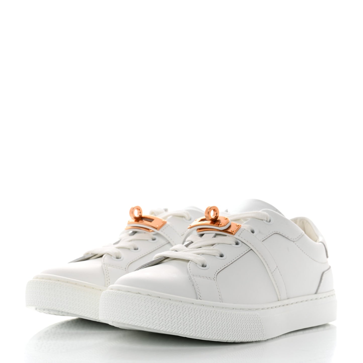 Calfskin Day Sneakers 36 White