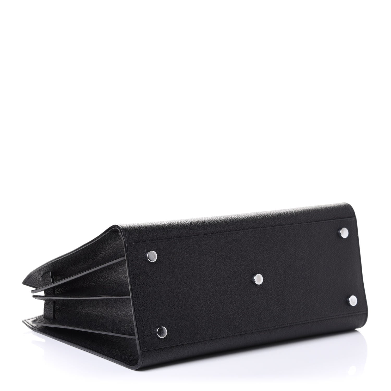 Saint Laurent Grained Calfskin Small Sac De Jour Black 6 of 9