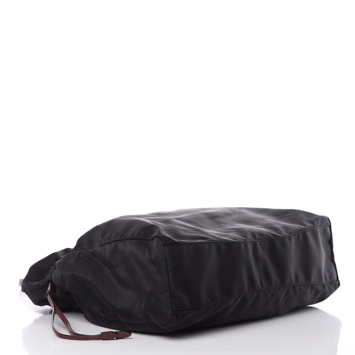 Tessuto Nylon Jacquard Logo Tote Black