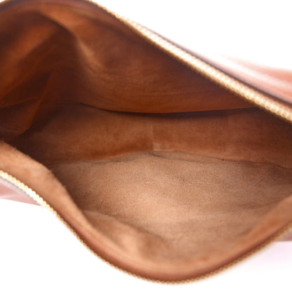 Celine Supple Calfskin Medium Triomphe Heloise Shoulder Bag Tan 6 of 10