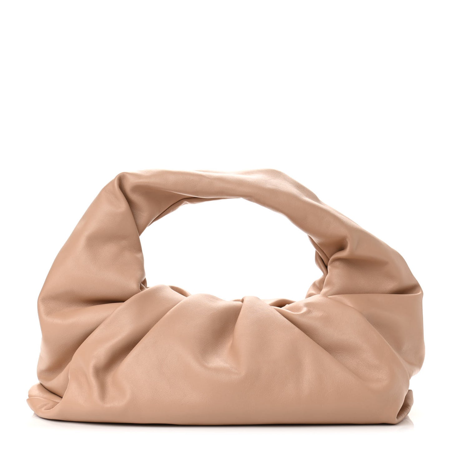 Smooth Butter Calfskin Small The Shoulder Pouch Almond