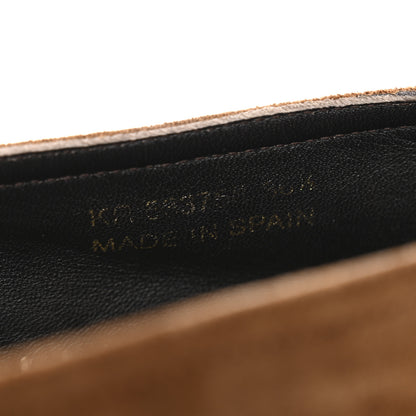 Saint Laurent Suede Monogram Espadrilles 36.5 Brown 8 of 11