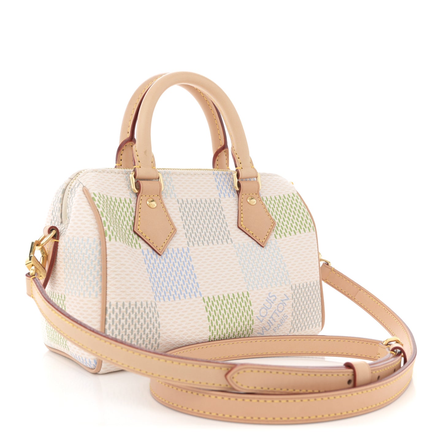 Damier Giant Speedy Bandouliere 20 Pistachio