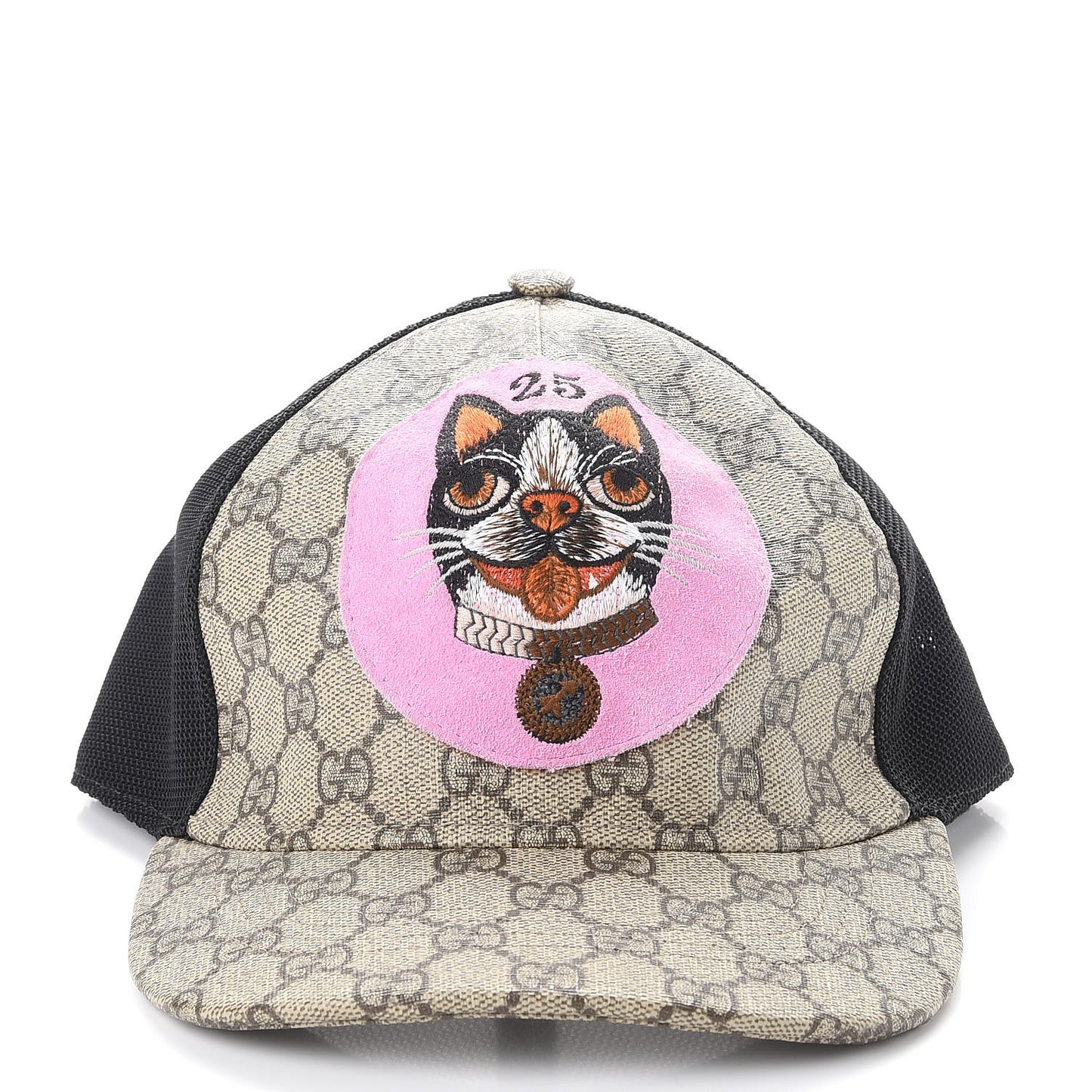 GG Supreme Monogram Bosco Patch Baseball Hat M Beige Malva