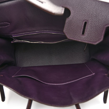 Hermes Togo Birkin 35 Raisin 5 of 21