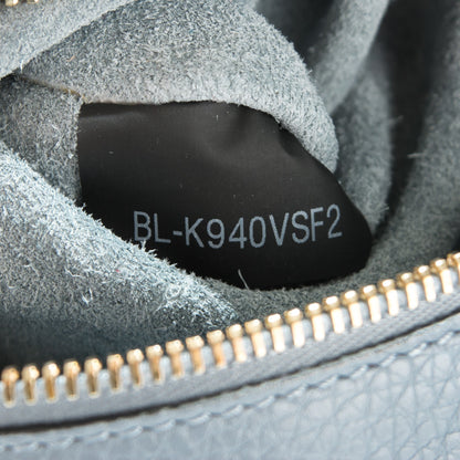 Valentino Garavani Pebbled Calfskin Small Rockstud Flip-Lock Messenger Bag Grey 8 of 8
