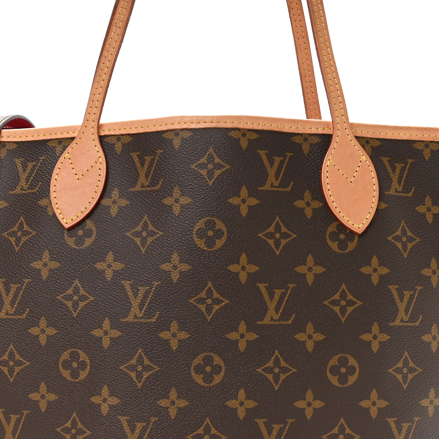 Monogram Inside Out Neverfull Bandouliere MM Rose Pondichery Rose Pondichery