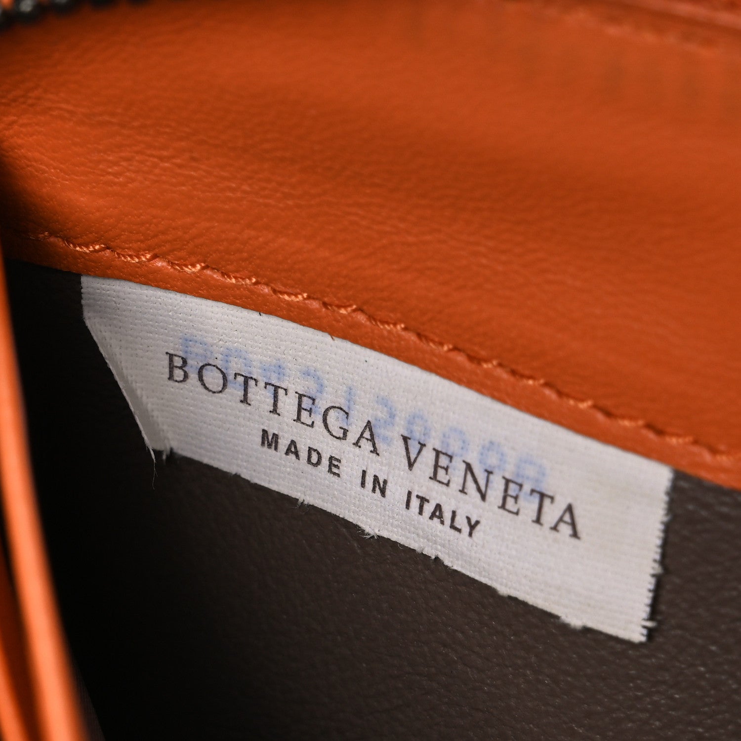 Bottega Veneta Nappa Intrecciato Zip Around Wallet Orange 1862291
