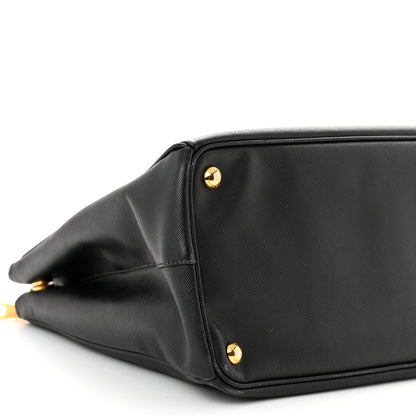 Prada Saffiano Large Galleria Double Zip Tote Black 9 of 16