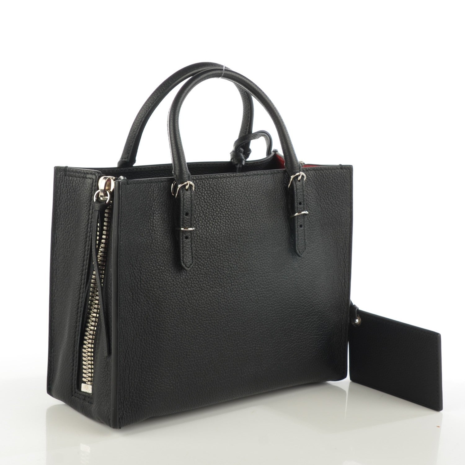 Balenciaga Grained Calfskin Papier Mini A4 Tote Black 3 of 7
