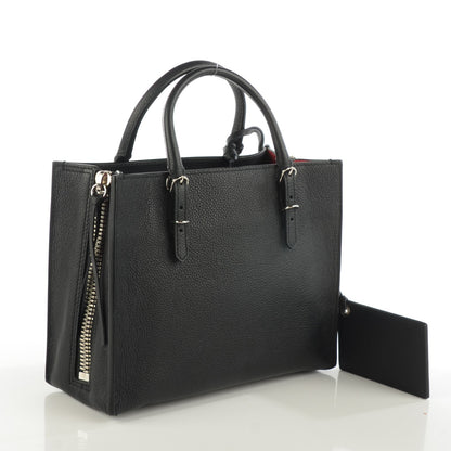Balenciaga Grained Calfskin Papier Mini A4 Tote Black 3 of 7