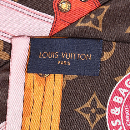 Louis Vuitton Silk Monogram Summer Trunks Bandeau Brown 3 of 4