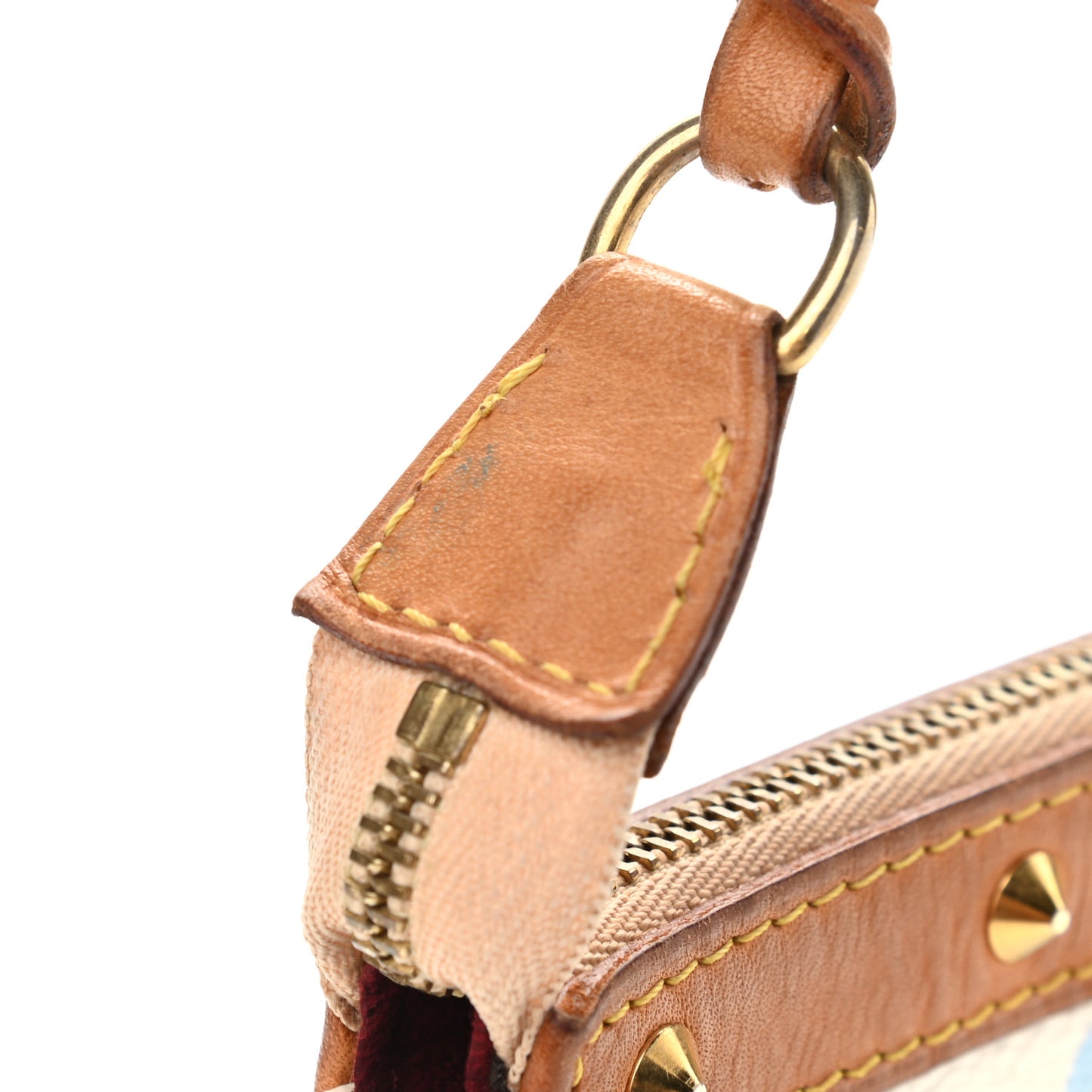 Monogram Multicolor Pochette Accessories White