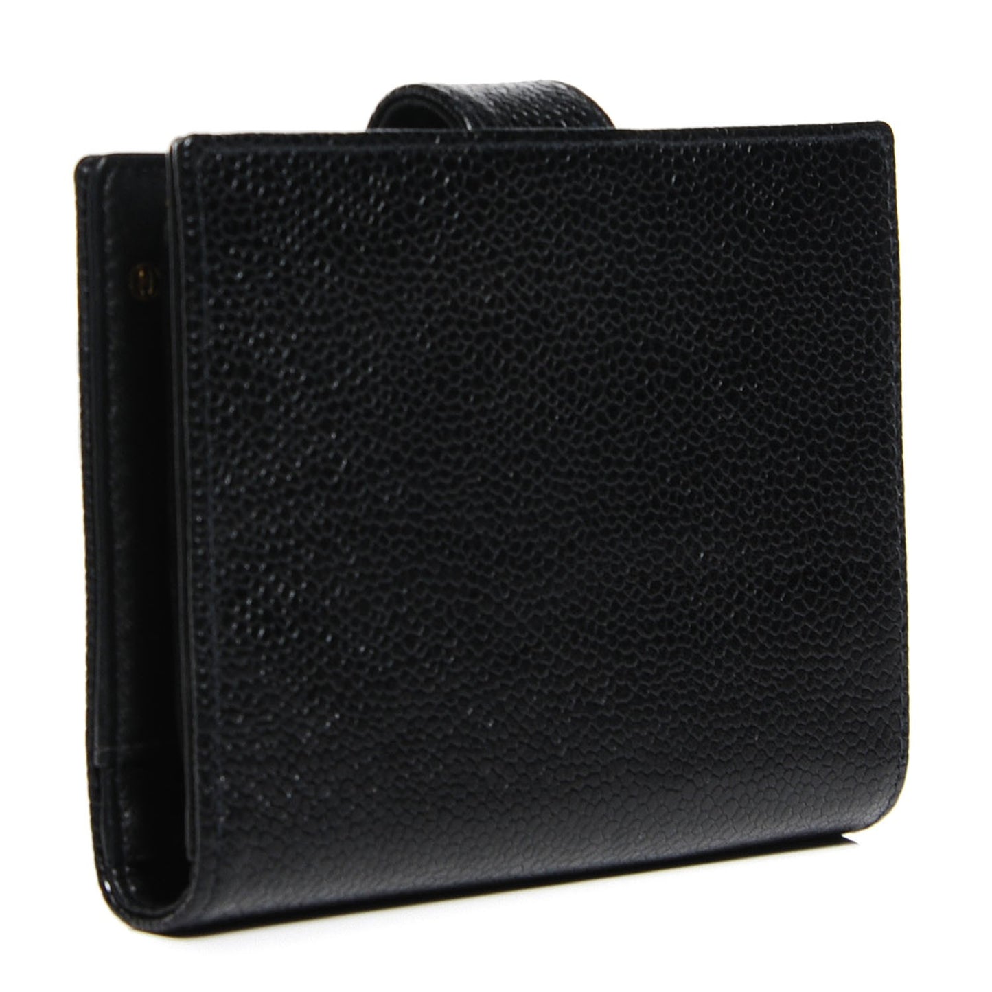 Caviar Timeless CC Compact French Wallet Black