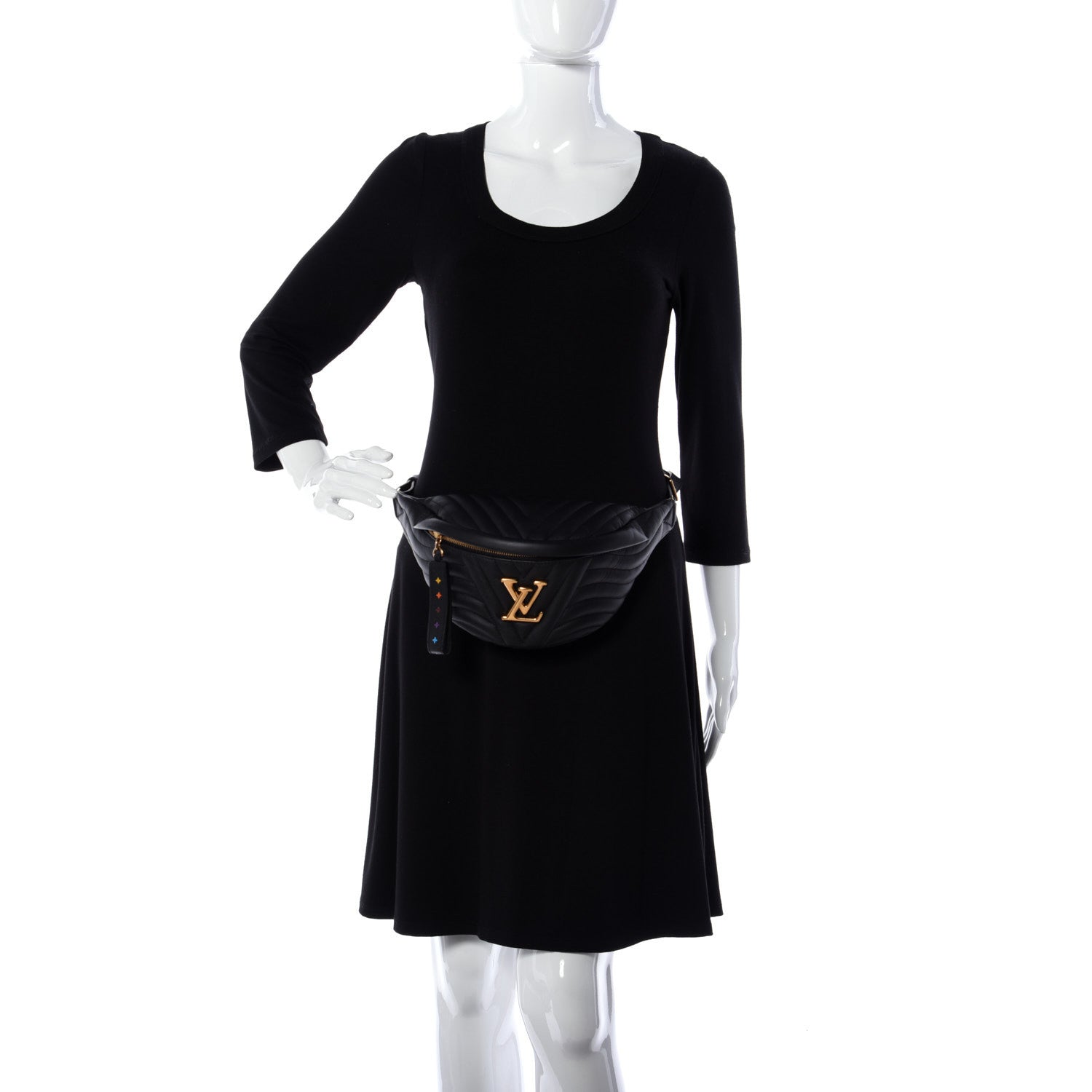 Louis Vuitton Monogram New Wave Bumbag Black 2 of 9