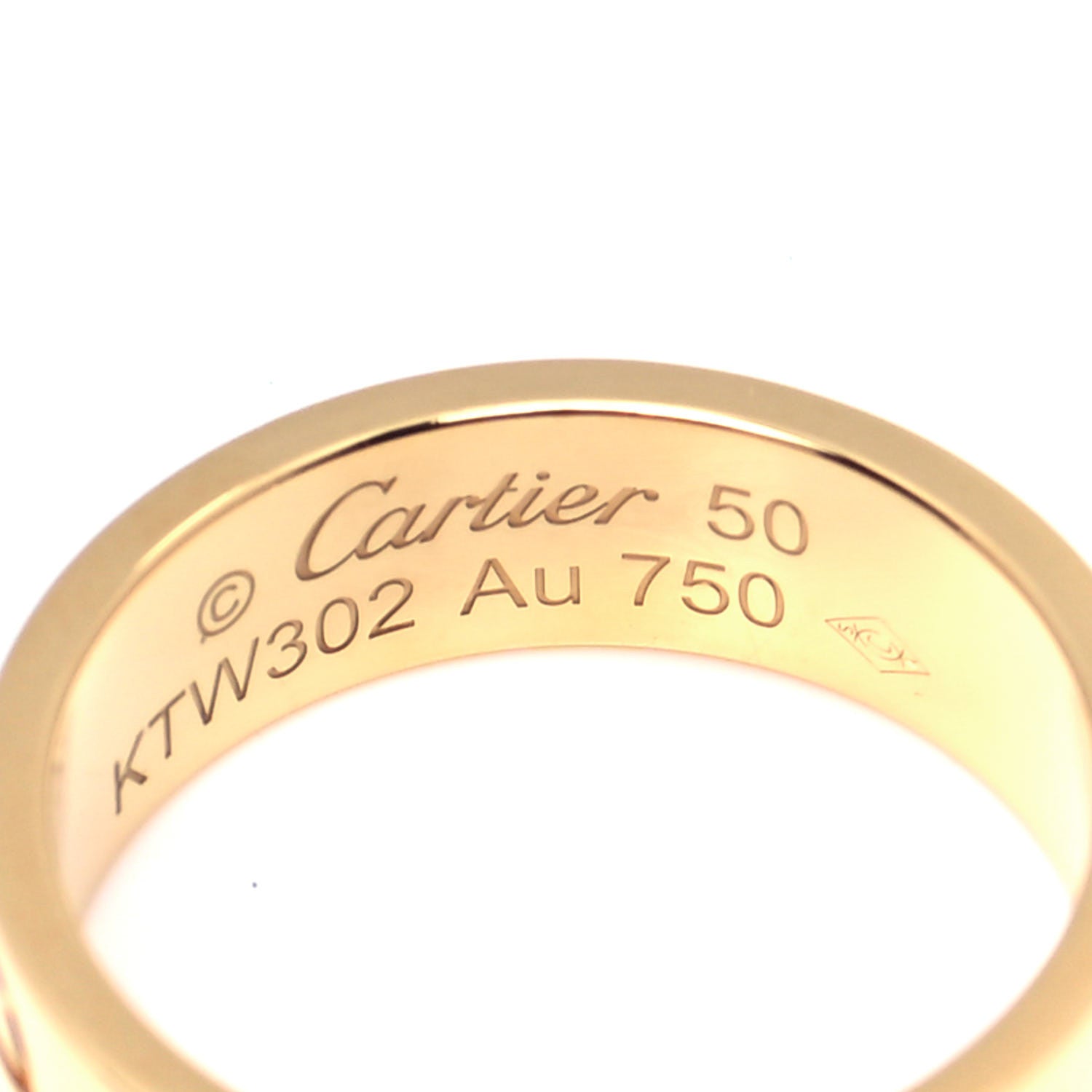 Cartier 18K Yellow Gold 5.5mm LOVE Ring 50 5.25 4 of 5