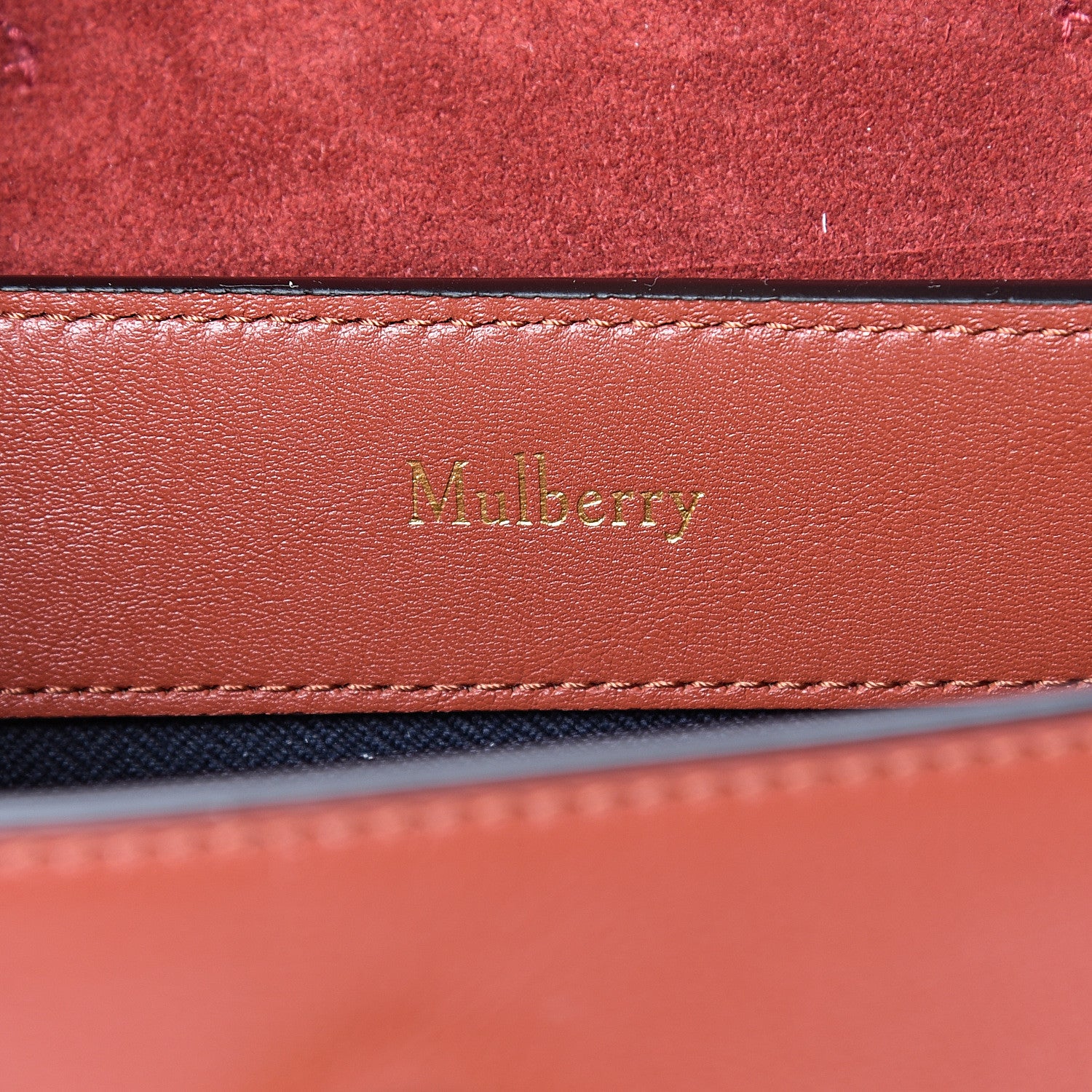 Mulberry Silky Calfskin Micro Seaton Rust 5 of 13
