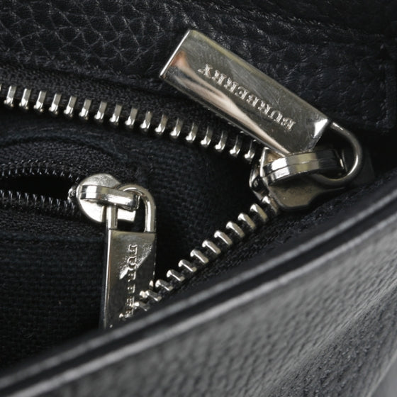 Burberry Leather Horn Toggle Tote Black 7 of 12