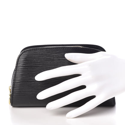 Louis Vuitton Epi Dauphine 17 Cosmetic Pouch Black 2 of 6