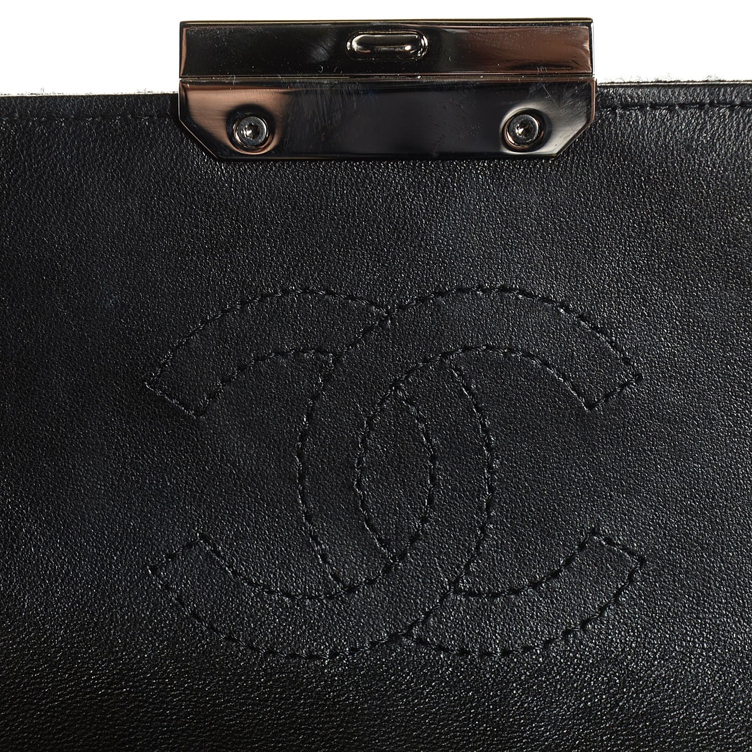 Chanel Jersey Quilted Mini Chic With Me Flap Black 7 of 8