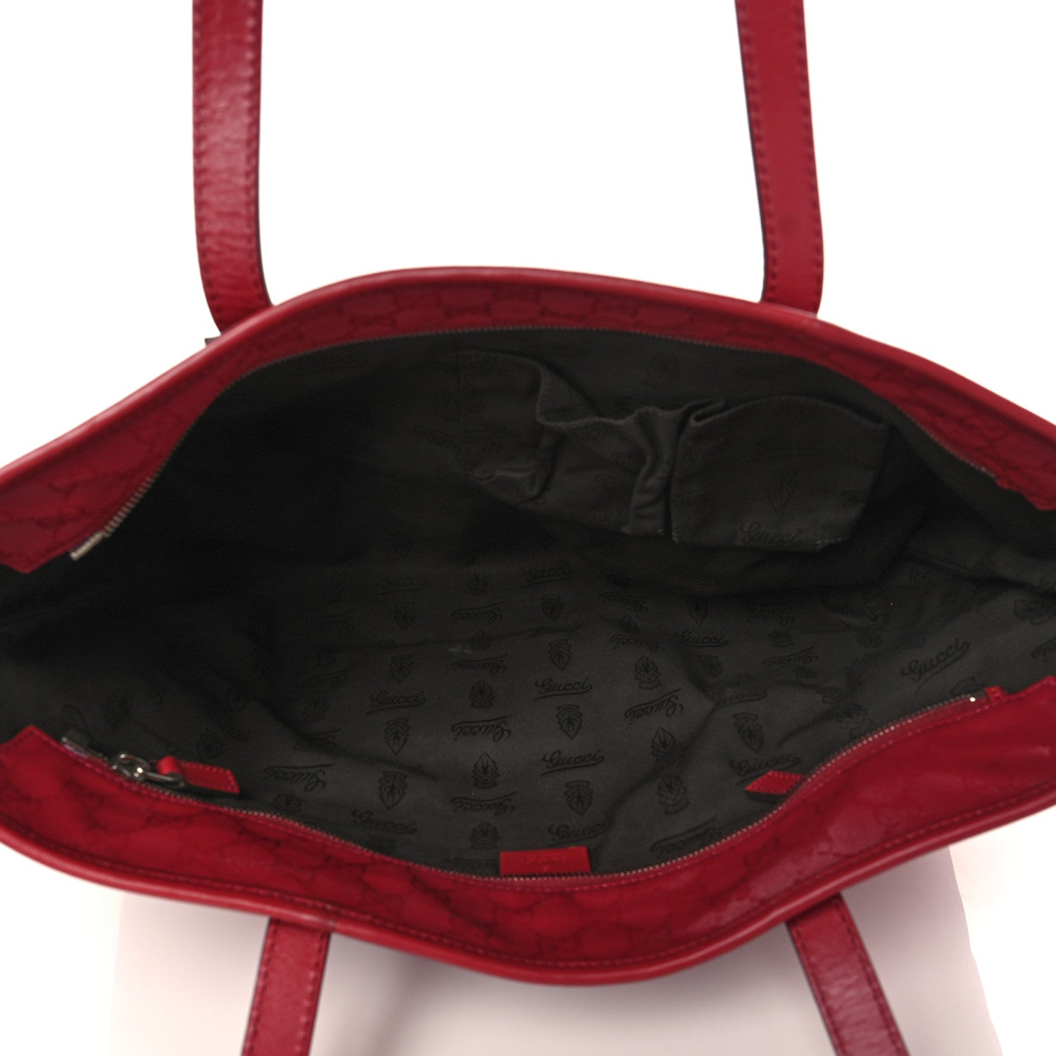 Gucci Imprime Monogram Medium Zippered Shopping Tote Rose Blush 5 of 7