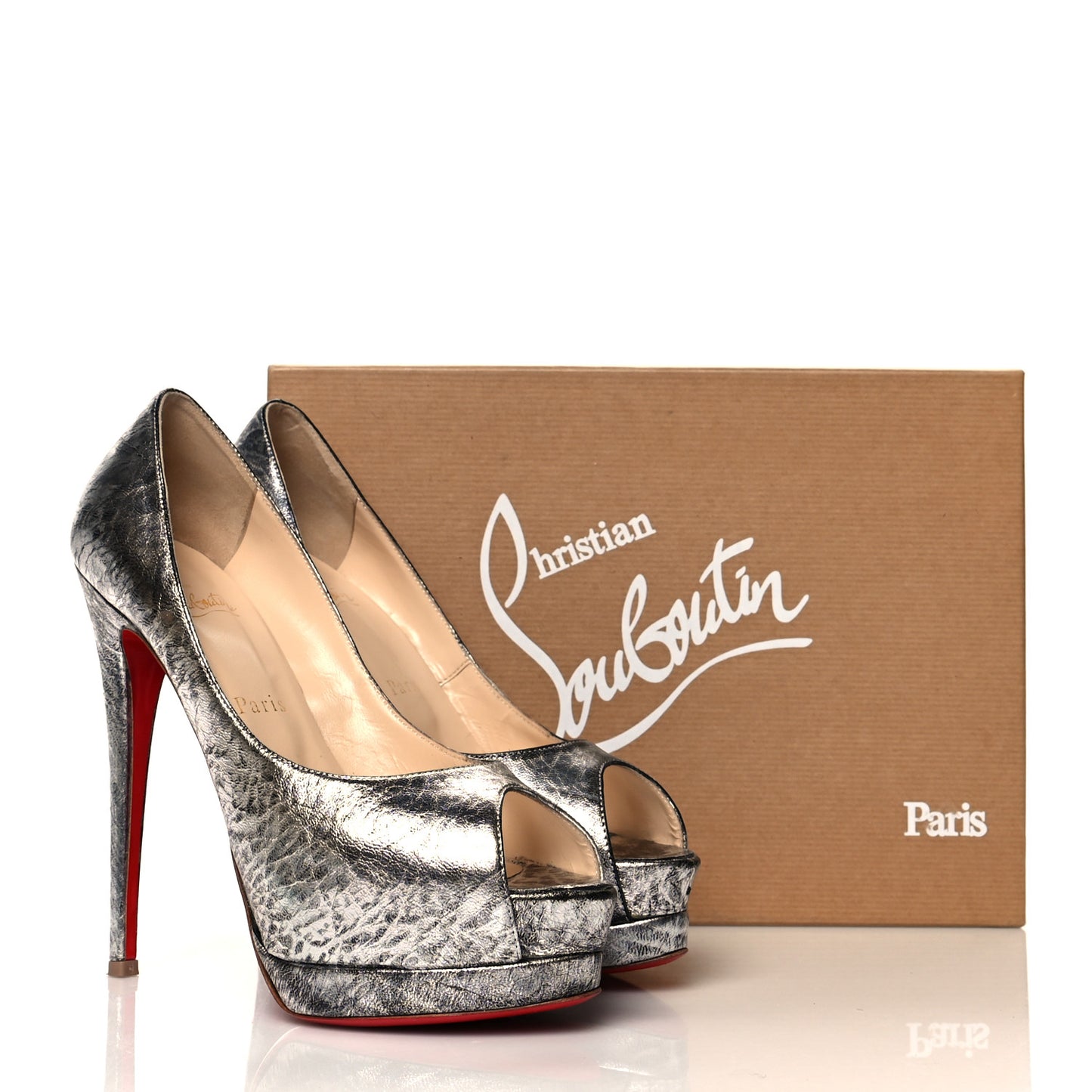 Vitello Palais Royal 140 Pumps 38.5 Silver
